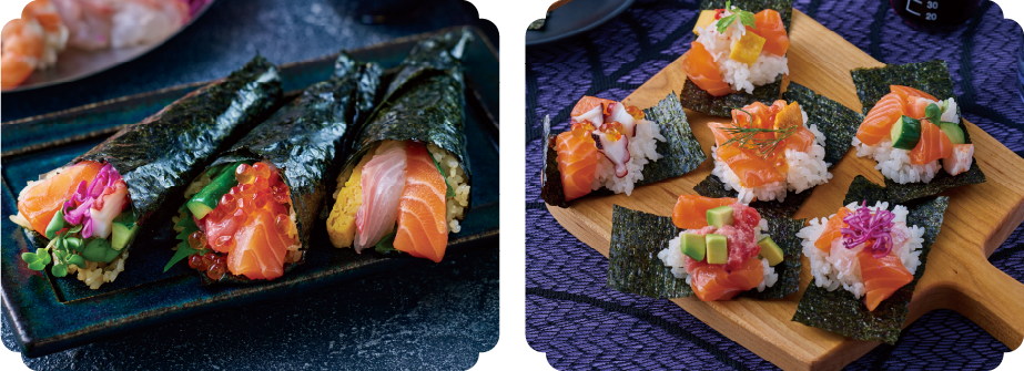 サーモン料理画像